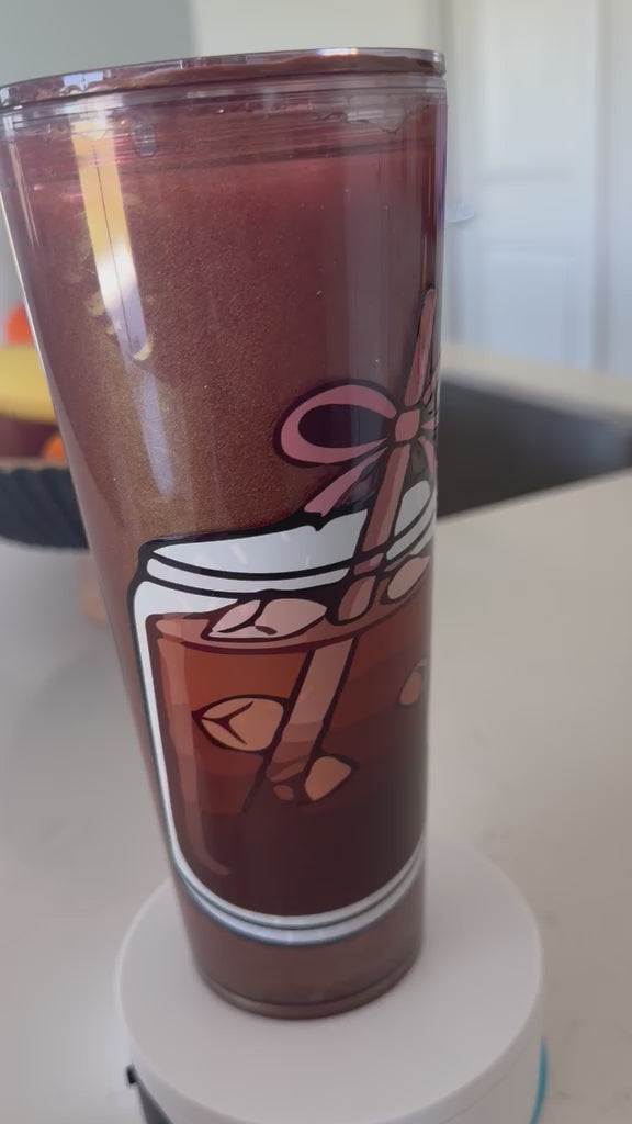 Ice coffee I the rocks